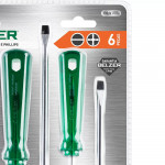 Jogo de Chaves Fenda e Phillips Industrial com 6 Peças 232102BN - BELZER Jogo de Chaves Fenda e Phillips Industrial com 6 Peças 232102BN - BELZER