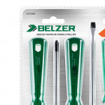 Jogo de Chaves Fenda e Phillips Industrial com 6 Peças 232102BN - BELZER Jogo de Chaves Fenda e Phillips Industrial com 6 Peças 232102BN - BELZER