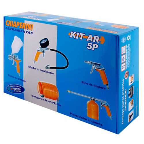 Acessórios para Compressor de Ar Com 5 Peças - Chiaperini Acessórios para Compressor de Ar Com 5 Peças - Chiaperini