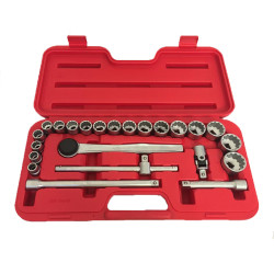Jogo de Soquetes Profissional 22 Peças - Robust 