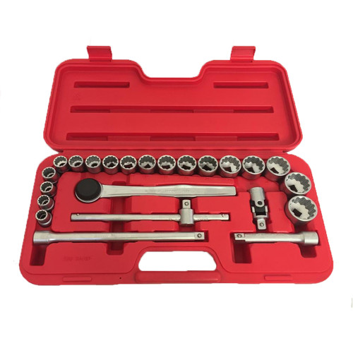 Jogo de Soquetes Profissional 22 Peças - Robust Jogo de Soquetes Profissional 22 Peças - Robust