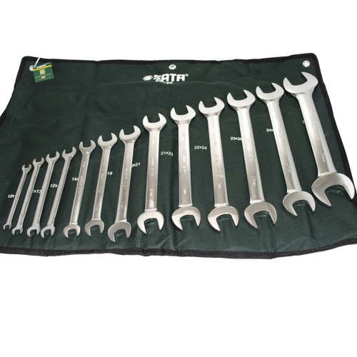 Jogo de Chaves Fixas com 13 peças SATA - ST09029SJ Jogo de Chaves Fixas com 13 peças SATA - ST09029SJ