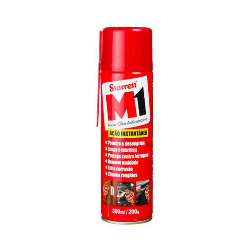 Micro Óleo Lubrificante Spray M1 300ml STARRETT - M1300ML Micro Óleo Lubrificante Spray M1 300ml STARRETT - M1300ML