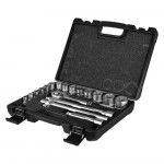 Jogo Soquetes 18peças Encaixe 1/2" Estriado - 135779 Stels Jogo Soquetes 18peças Encaixe 1/2" Estriado - 135779 Stels